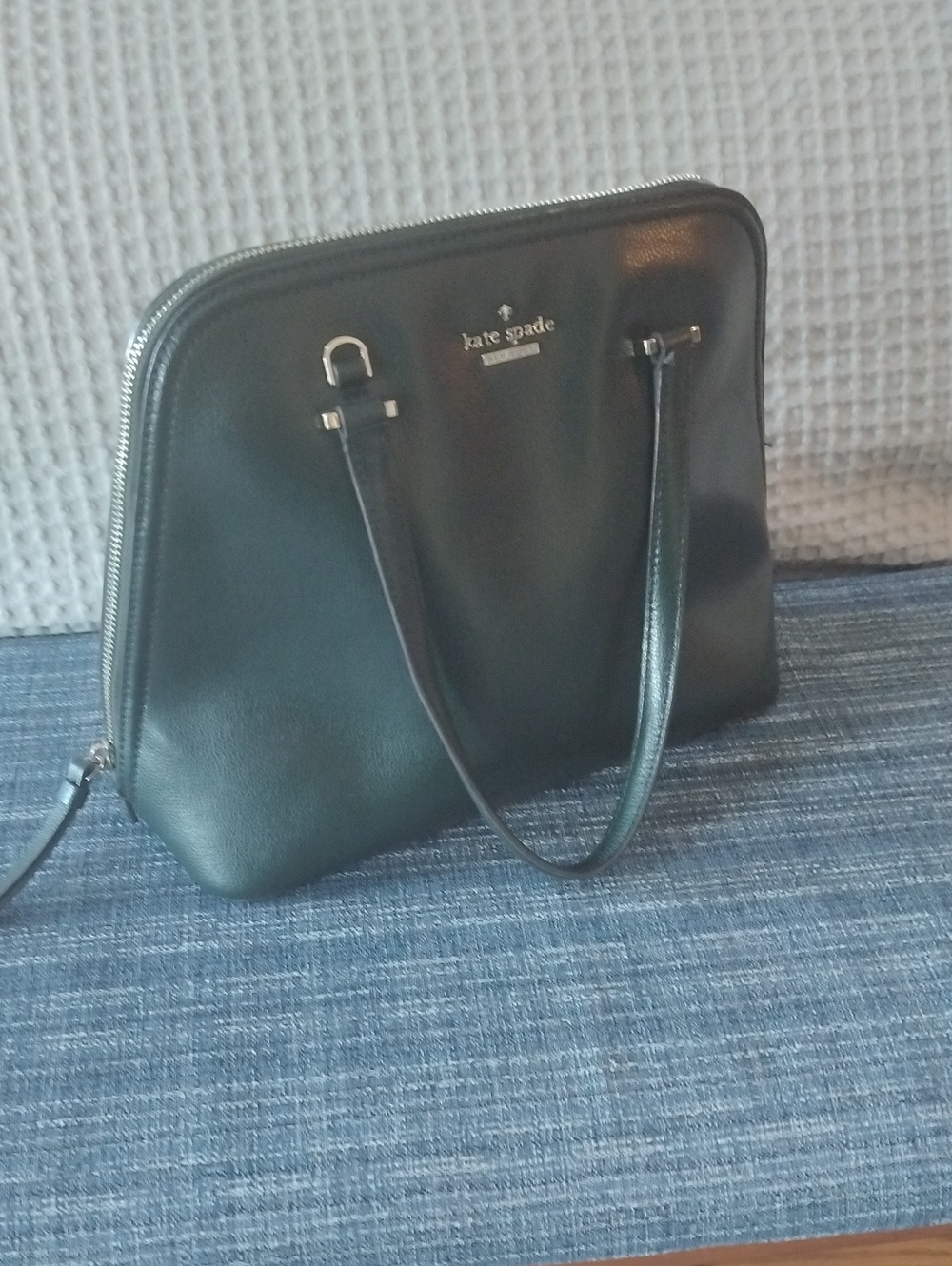 kate spade Dark Green Leather Satchel